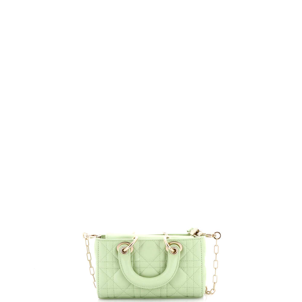 Christian Dior Micro Lady D-Joy Bag Cannage Quilt Lambskin - Picture 3 of 6